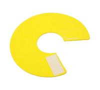 ibasenice Collar Protector para Loros Anti-mordeduras De Piel Microfibra Amarillo XS para Periquitos, Cono De Cuello para Recuperación y Protección De Heridas En Aves Domésticas