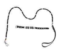 ibasenice Collares y Correas para Perros Pequeños con Decoración de Perlas y Cuerda de Tracción Conjunto de Collar Ajustable para Cachorros para Caminar Vacaciones y Eventos