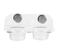 ibasenice Comedero Magnético para Reptiles con Plato de Agua Antidesbordamiento Diseño Duradero y Superficie Lisa para Tortugas Geckos y Serpientes Terrarios