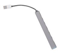 ibasenice Concentrador USB de 7 Conectores Gris Hub USB 3.0 de Alta Velocidad Protección contra Sobrecorriente y Cortocircuitos Múltiple para Portátil y PC Compatible Varios