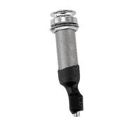 ibasenice Conector De Guitarra De Roscado Salida Estéreo Para Guitarra Jack De Extremo Plateado