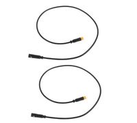 ibasenice Conector Eléctrico y Baja Impedancia Transmisión Estable para Uso Industrial de 3 Pines Cable de Extensión 2 Piezas, Material Abs y Aleación para Coche y Luces LED y Doméstico