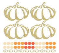 ibasenice Confeti de Calabaza Redondo de Papel para Decoracion Otono en Fiestas y Confetti Balloons Diseño Creativo y Material Papel para Acción de Gracias