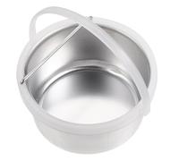 ibasenice Contenedor para Derretir Cera Antiadherente de Aluminio para Máquina de Depilación Olla Interior Resistente y Fácil de Limpiar Uso Doméstico y Profesional Salones y Spas