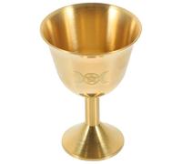 ibasenice Copa de Sacrificio de Cobre Tradicional de 5,6 Cm, Taza Sagrada Multifunción para Ofrendas Budistas, Vaso Resistente al Desgaste para Rituales y Decoración del Hogar