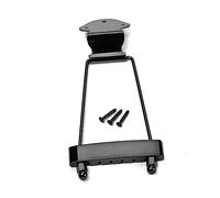 ibasenice Cordal De Guitarra De Metal Para Guitarra Jazz De 6 Cuerdas, Color Negro, Diseño Estándar Largo Tornillos Incluidos Para Fácil Instalación