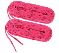 ibasenice Cordones Encerados para Patines de Hielo 1 Par, Cordones Deportivos de Poliéster Resistentes al Desgaste en Color Rosa, Accesorios de Hockey sobre Hielo para Reemplazo y Uso
