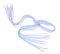 ibasenice Cordones Planos de Poliéster para Zapatos Deportivos y Casuales, Pack de 4 Piezas, Diseño Colorido y Creativo, Ideales para Corredores y Senderistas
