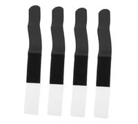 ibasenice Correa de Fijación para Snowboard de Nylon Resistente 4 Piezas 2 Pares Negras Accesorio para Fijar Tabla y Trineo en Deportes de Invierno Cinta Ajustable para Esquís y