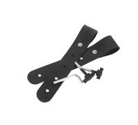 ibasenice Correas de Cuero Pu Negro Diseño Ajustable y Estabilidad Mejorada 1 Par para Soporte de Teclado de Piano Electrónico para Sesiones de y Fiestas
