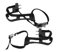 ibasenice Correas para Pedales de Bicicleta Carretera y Montaña Punteras Resistentes, 1 Par de Correas Plásticas Ajustables para Calapies, Aptas para Pedales Reflector y Uso en Ciclismo