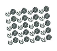 ibasenice Crampones Antideslizantes para Zapatos 20 Piezas Tacos 5 Púas de Acero Inoxidable Accesorios para Botas de Nieve Ideales para Senderismo Pesca Hielo y Actividades al Aire