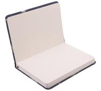 ibasenice Cuaderno B6 de Viaje Correa Elástica Tapa de Tela Vaquera Reciclada Pluma Dorada Bloc de Notas Portátil para Escritura Diaria y Planificación Creativa Diario Retro para