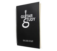 ibasenice Cuaderno De Partituras De Guitarra A4 De 6 Líneas, Libro De Música Portátil Páginas Resistentes Decoloración, Adecuado Para Principiantes y Prácticas Musicales