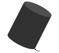 ibasenice Cubierta de Tela Oxford para Mesa Redonda Pequeña de Patio, Protectora para Enfriadores de Bebidas al Aire Libre, Color Negro, 210D, 1 Unidad