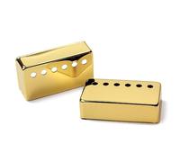 ibasenice Cubierta Metálica para Pastilla Humbucker de Guitarra Eléctrica, 6 Agujeros, Tamaño 50-52 Mm, Color Dorado, Set de 2 Unidades, Funda Protectora Anti-rayaduras para Uso Duradero
