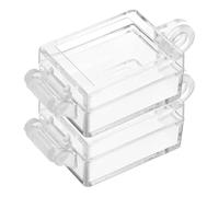 ibasenice Cubierta Protectora del Botón (button Cover) Transparente de Abs para Interruptores de Barco, Paquete de 2 Piezas, Protege y Extiende la Vida Útil del Botón en Entornos