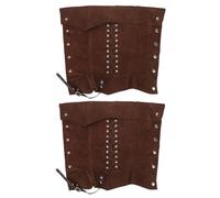 ibasenice Cubiertas de Botas Cosplay Medievales para Hombre Ligeras y Cómodas Cubrezapatos Renacentistas de Piel Sintética para Disfraces de Pirata Caballero y Vikingo Eventos y Teatro