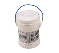 ibasenice Cubo de Recogida de Líquidos Residuales, Contenedor de Residuos de Laboratorio 1l, PP, Beige, Boca Ancha, Tapa Hermética, para Desechos Ácidos y Alcalinos en Varios Estilos