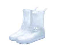 ibasenice Cubrezapatos Antideslizantes para Adultos, Fundas Impermeables Gruesas De PVC, Protección Resistente Al Agua Desgaste, Talla XXXXL 44/45, Uso Exterior para Lluvia, Barro y Nieve
