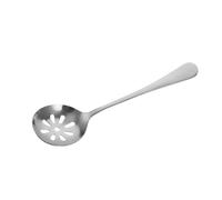 ibasenice Cuchara Ranurada para Servir de Acero Inoxidable Compacta y Fácil de Almacenar, Utensilio de Cocina Adecuado para Ensaladas y Alimentos Cocina