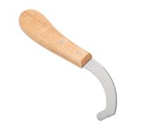 ibasenice Cuchillo para Huevos de Bot de Caballo Metálico con Mango Ergonómico Herramienta Manual de Precisión para Eliminación de Huevos de Tábano Adecuado para Cuidado y Aseo Equino en