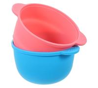 ibasenice Cuenco de Silicona Plegable Gran Capacidad para Depilación Cera, 2 Piezas Fácil de Limpiar y Apto para Lavavajillas Color Aleatorio Adecuado para Eliminar Vello