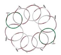 ibasenice Cuerdas De Repuesto Para Guzheng Chino b Tipo 10 Piezas (6-10 Cuerdas Por Par) Material Metálico Duradero Tensado Estándar Reemplazo Para Reparación y Mantenimiento