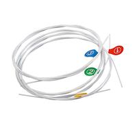 ibasenice Cuerdas de Ukelele en Color Blanco de Nylon 4 Piezas para Ukulele A/e/c Tono y Volumen Aumentado, Accesorios para Guitarra Ukulele