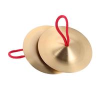 ibasenice Cymbales de Mano para Instrumento de Percusión de Cobre para Educación Musical y Entrenamiento Rítmico Juguete de Aprendizaje que el Trabajo Equipo Cooperación