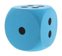 ibasenice Dados De Gran Número Datos Juego De Mesa Big Dice Dices De Espuma De 6 Pulgadas Divertido Juguete Educativo Grande Dices Gigantes De Borde Redondeado Jumbo Toy Big Dice Blue Eva