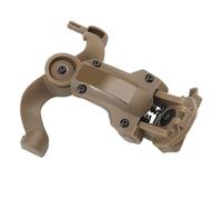 ibasenice De Auriculares Tácticos Brazo Para Auriculares Soporte De Casco De Adaptador Giratorio