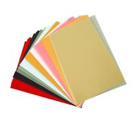 ibasenice de Papel de Translúcido de Colores Superficie Lisa 100 y Uso Versátil para Dibujo y Manualidades Adecuado para Impresión y Bocetos