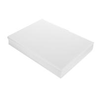 ibasenice de para Manualidades A4 10 de de Color Blanco Fácil de Cortar y Pintar, Accesorio Adecuado para Creación de Pósteres y Bricolaje