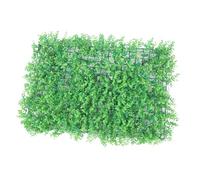 ibasenice Decoración de Pared con Seto Artificial Resistente para Exteriores Panel de Privacidad con Plantas Falsas de Plástico Duradero Verde para Sala Terraza y Jardín