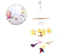 ibasenice Decoración Para Cuna De Carillón De Viento Tridimensional Exquisito Colgante De Fieltro Adorno Para Cuna Para Habitación