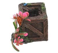 ibasenice Decoraciones para Peceras Cueva De Escondite para Acuario Adorno De Resina para Peces Refugio para Camarones Decoracion Paisajistica para Pecera