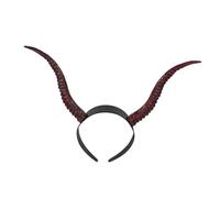 ibasenice Diadema de Cuerno Demoníaco para Cosplay Diadema de Plástico Cuernos Pequeños Accesorios de Demonio para Fiestas de Disfraces de Halloween para Adultos y Mujer