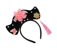 ibasenice Diadema Retro De Princesa Vintage Tocado Dinastía Qing Accesorio Cabello Hanfu Antiguo Para Fiestas De Disfraz y Eventos Culturales
