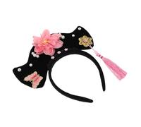 ibasenice Diadema Retro Tradicional Dinastía Qing con Borlas Accesorios Vintage Cabello de Princesa para Fotografía y Celebraciones Festivas