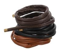 ibasenice Diademas Trenzadas de Cuero Pu para Crear Peinados Elegantes para Mujer y Niñas, 3 Piezas, Elásticas y Resistentes en Fiestas y Uso Diario