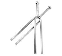 ibasenice Diapasónes De Guitarra 440 Hz Tono A, 2 Piezas Aleación De Aluminio Plateados Para Afinación Precisa, Accesorios Para Guitarra Acústica y Eléctrica, Uso Profesional y Principiantes