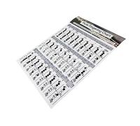 ibasenice Digitación De Acordes De Flauta Tabla De Dedos De Notas De Flauta Cartel De Referencia De Bajo Flautas Tabla De Escala De Acordes De Flauta Tabla De Control Música Papel Cuché