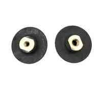 ibasenice Disco Pulidor de Goma Flexible M14 3 Pulgadas para Amoladora, Almohadilla de Pulido Ventosa para Mármol y Guijarros, Soporte para Uso Industrial