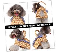 ibasenice Disfraz Perro Halloween Divertido y Ropa Cosplay para Mascotas Traje Acrílico Cómodo para y Navidad XL