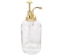 ibasenice Dispensador de Acero de Vidrio Jarabe de Reutilizable Bomba Inoxidable, Botella Grifo Dorado Adecuado para Cocina y Cafetería
