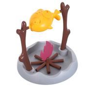 ibasenice Dispensador Giratorio de Golosinas para Gatos Juguete Rompecabezas Interactivo de Llama y Barbacoa, Comedero Lento para Gatos de Interior, Estimulador Mental y Control
