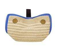 ibasenice Durable Dog Bite Pillow with Ergonomic Handles Tough Jute Training Toy For Puppy and Small To Medium Dogs Interactive Bite Strength Development For Home and Professional Use