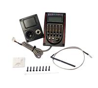 ibasenice Ecualizador De Línea Roja De Cinco Segmentos Pastilla De Guitarra Bandas Preamplificador De Guitarra Sin Batería Para Afinación Manual Automática Pastilla Piezoeléctrica