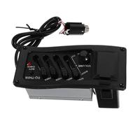 ibasenice Ecualizador de Pastilla Eq de Bandas Pastilla Piezoeléctrica de Guitarra con Control de Volumen Accesorios para Guitarra